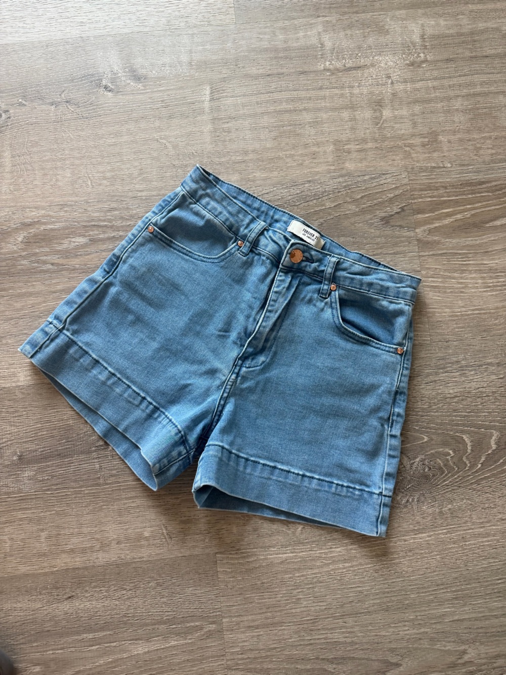 High Rise Dad shorts Forever 21
